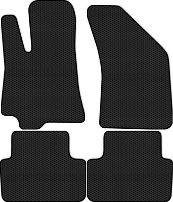 Комплект ковриков для авто Alicosta 2640_1 для Daewoo Sens cедан/T100 2002-2007 (EVA соты, черный) - 