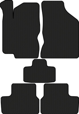 Комплект ковриков для авто Alicosta 2643_1 для Datsun on-Do I cедан/2195 2014-2021 (EVA соты, черный) - 