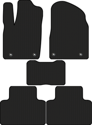 Комплект ковриков для авто Alicosta 2645_1 для Dodge Durango III SUV 2011-н.в. (EVA соты, черный) - 