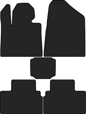 Комплект ковриков для авто Alicosta 2603_1 для Changan UNI-V I седан 2021-н.в. (EVA соты, черный) - 