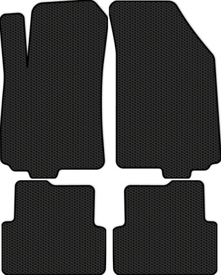 Комплект ковриков для авто Alicosta 0243_1 для Chevrolet Aveo II хэтчбек 5дв/седан/T300 2011-2015 (EVA соты, черный) - 