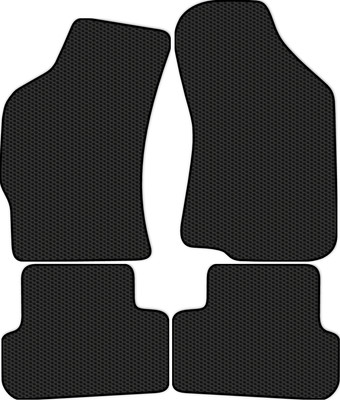 Комплект ковриков для авто Alicosta 3000_1 для Fiat Albea седан 2005-2012 (EVA соты, черный) - 