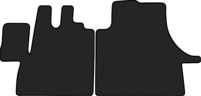 Комплект ковриков для авто Alicosta 3005_1 для Fiat Ducato II автобус/244 2002-2012 (EVA соты, черный) - 