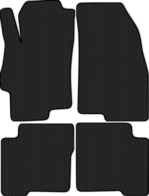 Комплект ковриков для авто Alicosta 0330_1 для Fiat Linea седан 2007-2012 (EVA соты, черный) - 