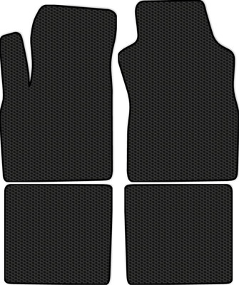 Комплект ковриков для авто Alicosta 0333_1 для Fiat Panda хэтчбек 5дв/169 2003-2012 (EVA соты, черный) - 