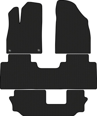 Комплект ковриков для авто Alicosta 3013_1 для GAC GS8 II SUV +3 ряд 2023-н.в. (EVA соты, черный) - 