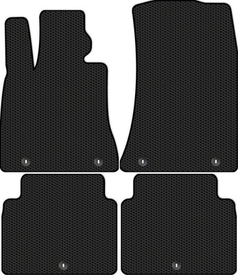 Комплект ковриков для авто Alicosta 3016_1 для Genesis G80 2020-н.в. (EVA соты, черный) - 