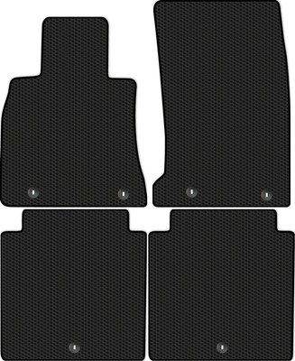 Комплект ковриков для авто Alicosta 3017_1 для Genesis G90 седан/HI 2018-н.в. (EVA соты, черный) - 