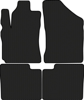 Комплект ковриков для авто Alicosta 3021_1 для Great Wall Coolbear хэтчбек 5дв 2009-2012 (EVA соты, черный) - 