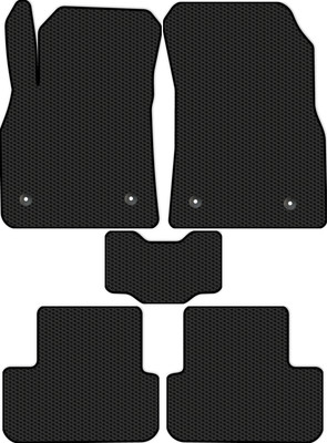 Комплект ковриков для авто Alicosta 0248_1 для Chevrolet Cruze I 2008-2015 (EVA соты, черный) - 