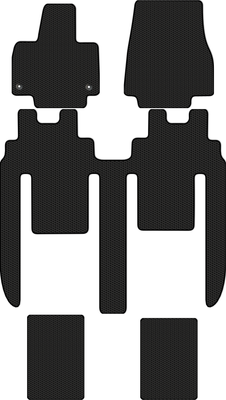 Комплект ковриков для авто Alicosta 3030_1 для HiPhi X I SUV 2020-н.в. (EVA соты, черный) - 