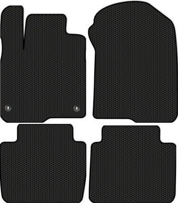 Комплект ковриков для авто Alicosta 3031_1 для Honda ZR-V I SUV/RZ 2022-н.в. (EVA соты, черный) - 
