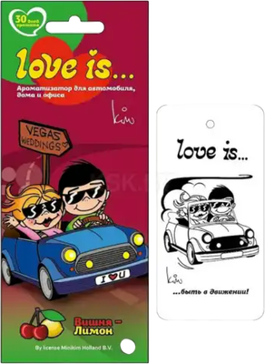

Ароматизатор автомобильный, Love Is / LI K 0006