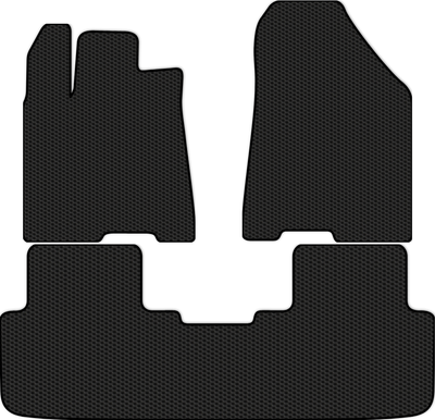 Комплект ковриков для авто Alicosta 2595_1 для Changan CS95 II SUV 2023-н.в. (EVA соты, черный) - 