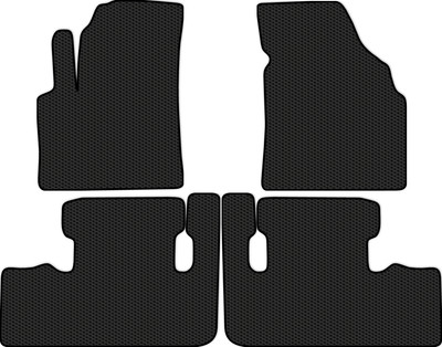 Комплект ковриков для авто Alicosta 2617_1 для Chevrolet Rezzo минивэн 2004-2008 (EVA соты, черный) - 