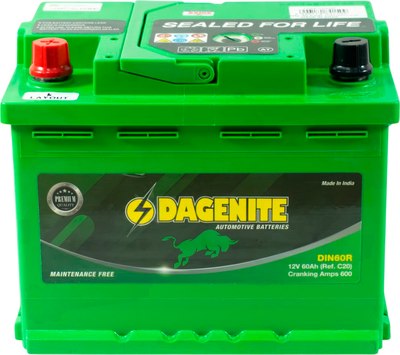 Автомобильный аккумулятор DAGENITE L+ (60 A/h) - 