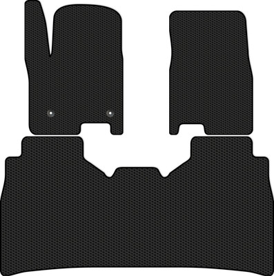 Комплект ковриков для авто Alicosta 2618_1 для Chevrolet SILVERADO IV пикап/T1XX 2019-н.в. (EVA соты, черный) - 
