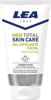 Скраб для лица LEA Men Total Skin Care с активированным углем (150мл) -