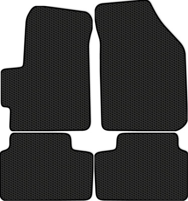 Комплект ковриков для авто Alicosta 2619_1 для Chevrolet Spark II хэтчбек 5дв/M200 2005-2010 (EVA соты, черный) - 