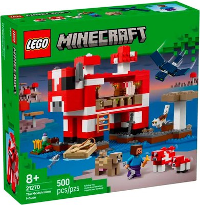 

Конструктор, Minecraft Мухоморный дом 21270