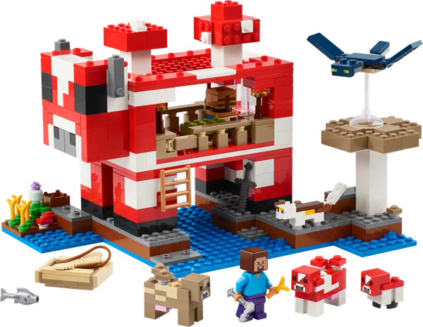 Конструктор Lego Minecraft Мухоморный дом 21270