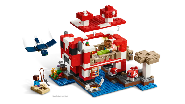 Конструктор Lego Minecraft Мухоморный дом 21270