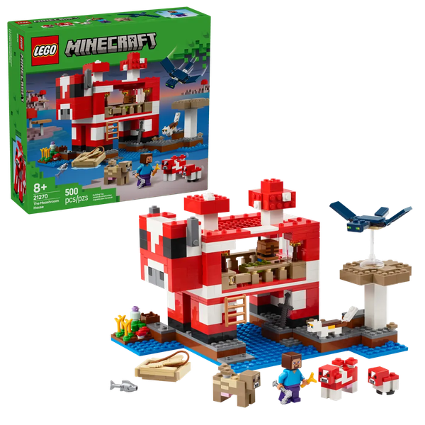 Конструктор Lego Minecraft Мухоморный дом 21270