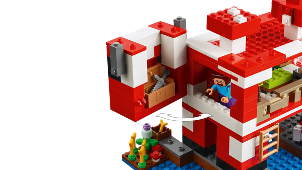 Конструктор Lego Minecraft Мухоморный дом 21270