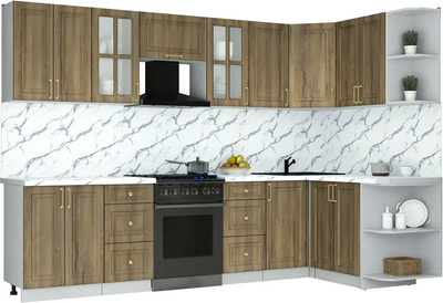 

Кухонный гарнитур, Мила Шато 1.5x3.0 PR