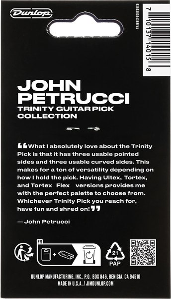 Набор медиаторов Dunlop Manufacturing PVP124 John Petrucci Trinity Pick