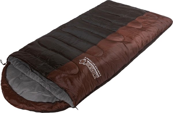 Спальный мешок INDI Camper Extreme R-zip от -27°C (одеяло с подголовником 195+35x85см)