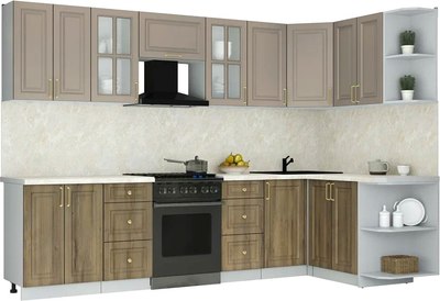 

Кухонный гарнитур, Мила Шато 1.5x3.0 PR