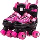 Роликовые коньки Amarobaby Glory / AB24-35GL/0925-26 (р.26-29, черный/фуксия) - 