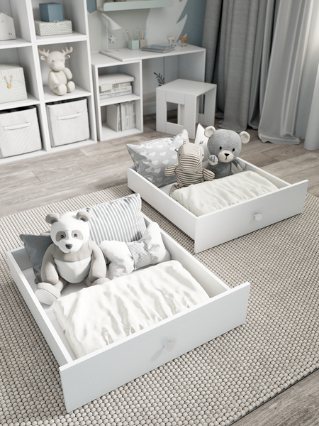 Комплект ящиков под кровать EcoWood 80х160 / ECO.002.00007.80-160.W (2шт)
