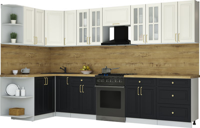 

Кухонный гарнитур, Мила Шато 1.5x3.3 LV