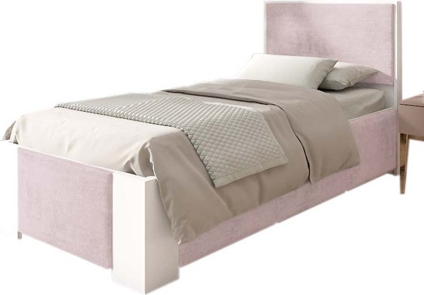 Односпальная кровать EcoWood Женева 90х200 / ECO.001.00067.90-200.Hilton08/101SE-2