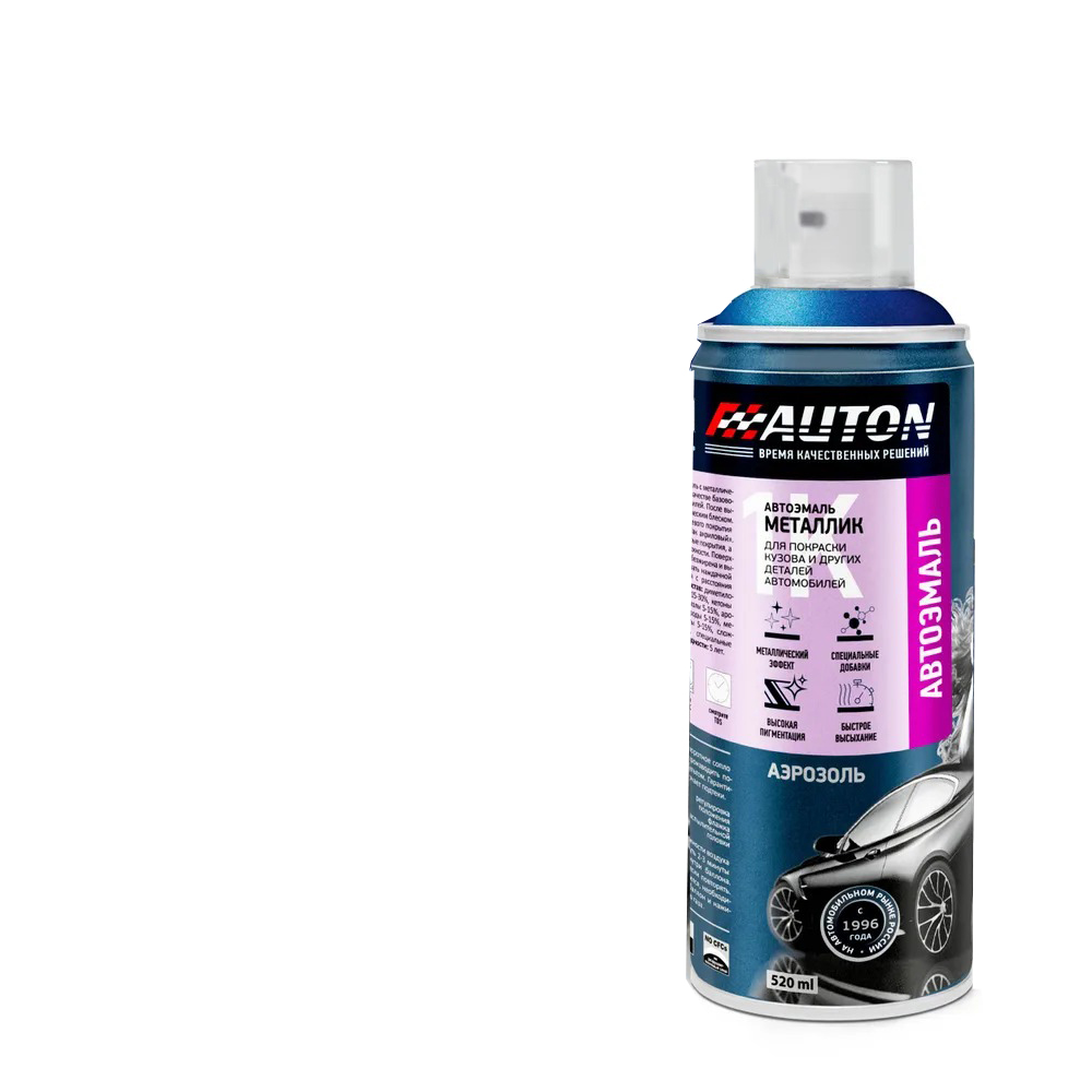 Эмаль автомобильная AUTON Металлик ATN-A46353 (520мл, 448 рапсодия)