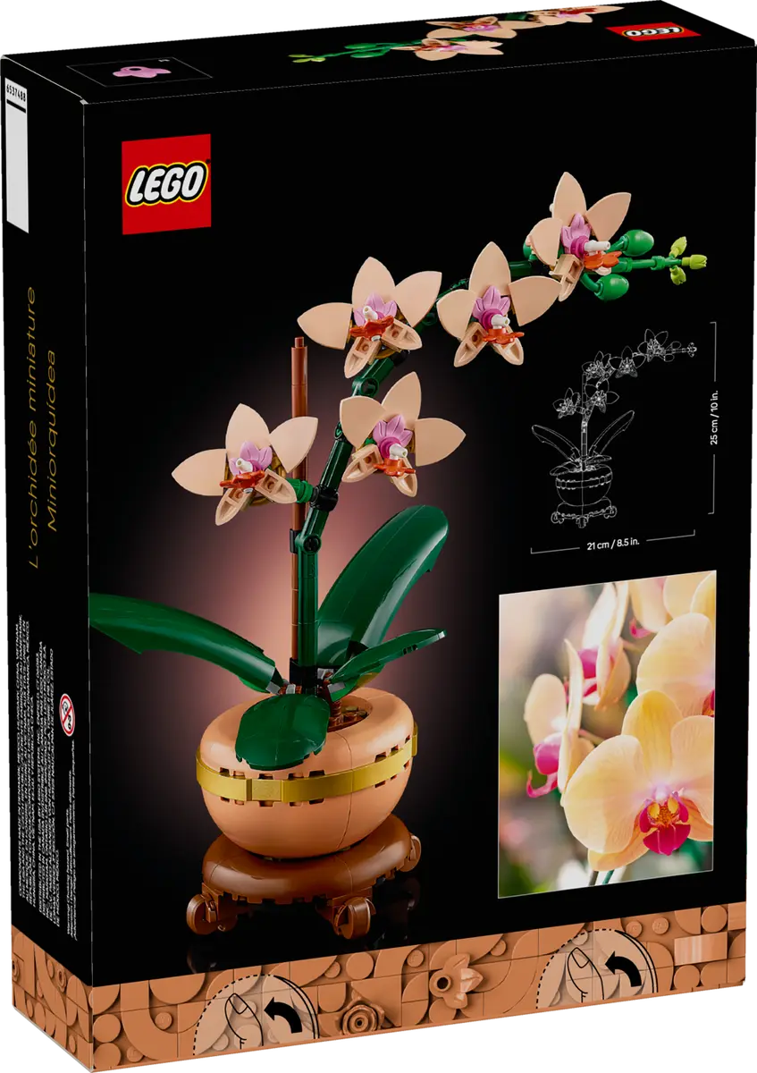 Конструктор Lego Botanicals Мини-орхидея 10343 — фото 2