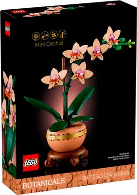

Конструктор, Botanicals Мини-орхидея 10343