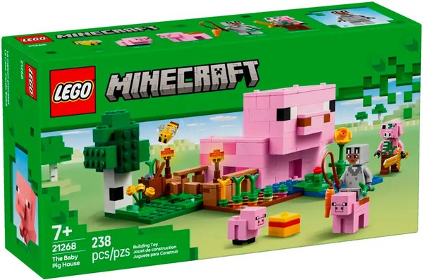 Конструктор Lego Minecraft Домик для поросят 21268