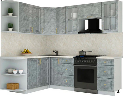 

Кухонный гарнитур, Мила Шато 1.7x2.3 LV