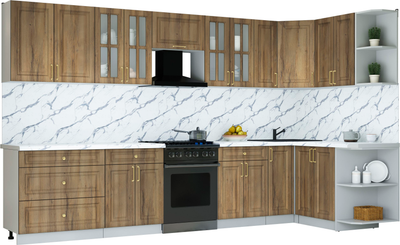 

Кухонный гарнитур, Мила Шато 1.5x3.5 PR