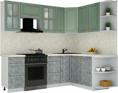 

Кухонный гарнитур, Мила Шато 1.7x2.3 PR