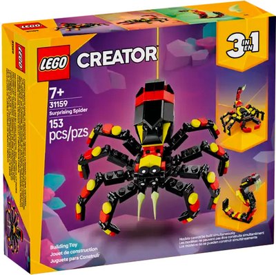 

Конструктор, Creator Дикое животное: удивительный паук 31159