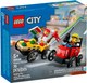 Конструктор Lego City Гоночный набор: пицца против пожарной машины 60458 - 