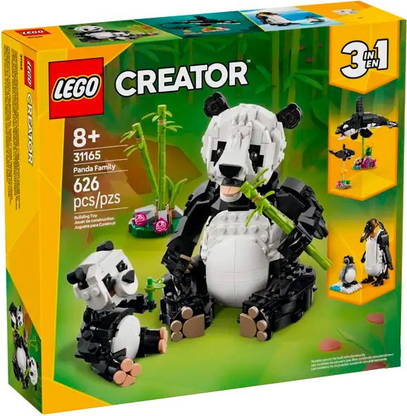 Конструктор Lego Creator Дикие животные: Семья панд 31165