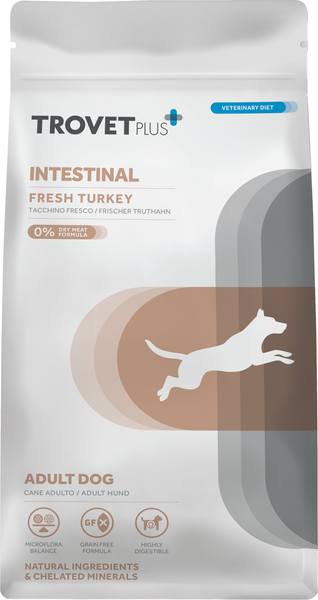 Сухой корм для собак Trovet Plus Adult Dog Intestinal Fresh Turkey
