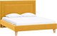 Двуспальная кровать Woodcraft Виллем-Н 160 Вариант 05 (ткань, Gesta Gold) - 