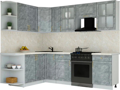 

Кухонный гарнитур, Мила Шато 1.7x2.5 LV