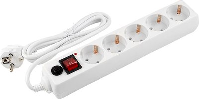 Сетевой фильтр General Lighting GPS-5-10-3x075-700-W / 471013 (7м, белый) - 